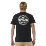 Rip Curl Black Staple Short Sleeve T-Shirt