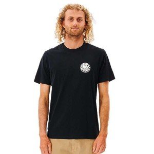 Rip Curl Men's Black Wettie Icon Tee