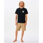 Rip Curl Men's Black Wettie Icon Tee