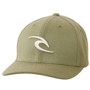 Rip Curl Tepan Flexfit Baseball Hat - Dusty Olive