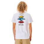 Rip Curl Men's Icon White T-Shirt
