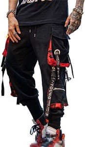 MrLin Men's Punk Cargo Jogger Pants – Streetwear