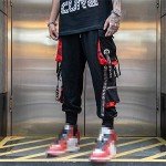 MrLin Men's Punk Cargo Jogger Pants – Streetwear