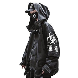 Niepce Inc Japanese Streetwear Windbreaker Jacket – Black