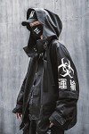 Niepce Inc Japanese Streetwear Windbreaker Jacket – Black