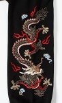 Men's Dragon Graphic Heavyweight Hoodie - Black