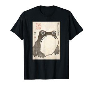Grumpy Frog Japanese Art Tee