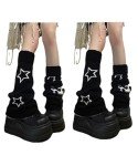 Y2K Star Skull Print Streetwear Leg Warmers