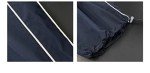 Y2K Style Baggy Navy Track Pants for Women