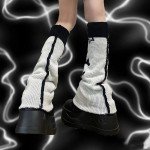 Y2K Star Skull Print Streetwear Leg Warmers