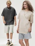 3-Pack Men’s Oversized Vintage Streetwear Tees