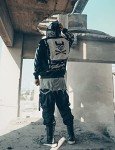 Cyberpunk Graphic Zip Up Hoodie for Men