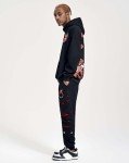Niepce Inc Black Ripped Punk Jogger Pants