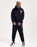 Niepce Inc Black Ripped Punk Jogger Pants