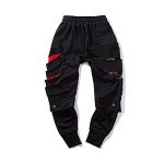 Niepce Inc Black Ripped Punk Jogger Pants