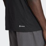 adidas Men's Essentials Black Training T-Shirt - Large