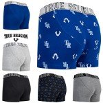 True Religion Men's Cotton Stretch Boxer Briefs - 6 Pack