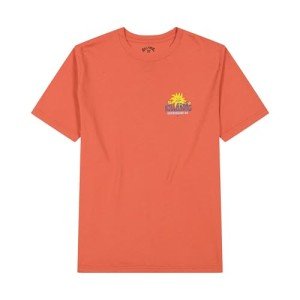 Billabong Boys' Red Graphic Crew Neck T-Shirt