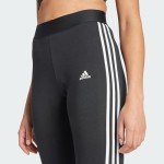 Adidas Women's Black 3-Stripes Leggings - Large