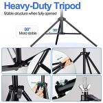 Adjustable Photography Backdrop Stand Kit with Clamps