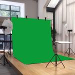 Adjustable Photography Backdrop Stand Kit with Clamps