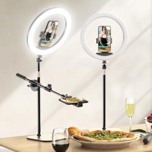 12" Ring Light with Stand - B0D2X96H19