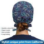 Buttoned Sweatband Working Caps - B0CJJ4BZFT