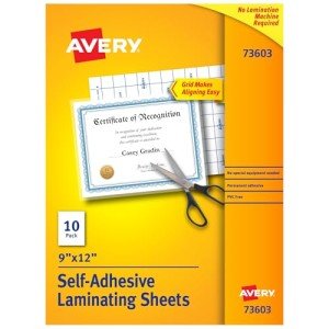Clear Laminating Sheets, 10 Pack - B00006IC7H