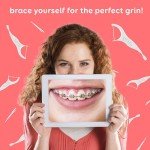 GRIN Braces Flosser Picks 60ct - B0CK14HX4L