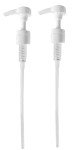 White Pump Dispensers - 2 Pack - B00YQE6I8Y