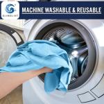 Blue Microfiber Cleaning Cloths, 150 Pack