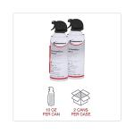 Innovera 10 Oz Compressed Air Duster Cleaner, 2-Pack