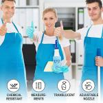 2 Pack 24 Oz Plastic Spray Bottles with Nozzle