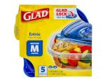 GladWare Medium Square Food Storage Containers, 5 Count