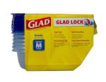 GladWare Medium Square Food Storage Containers, 5 Count