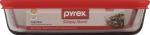 Pyrex 3-Cup Glass Food Storage Container with Lid