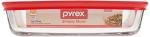 Pyrex 3-Cup Glass Food Storage Container with Lid
