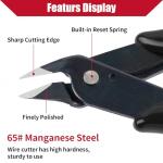 Micro Wire Cutters, 5-Inch Diagonal Side Cutters