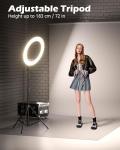 UBeesize 22" Dimmable Ring Light with Stand