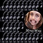 30-Pack BPA-Free Dental Cheek Retractors, Size M