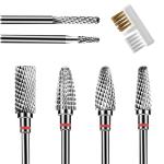 6-Piece Electric Nail Drill Bits Set