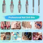 6-Piece Electric Nail Drill Bits Set