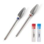5-in-1 Carbide Nail Drill Bits Set, 2 Pack