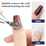 5-in-1 Carbide Nail Drill Bits Set, 2 Pack