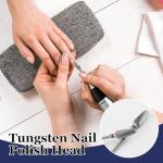 5-in-1 Carbide Nail Drill Bits Set, 2 Pack