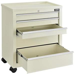 5-Drawer Medical Bedside Cart with Key Lock