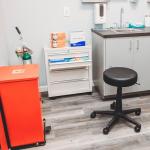 5-Drawer Medical Bedside Cart with Key Lock