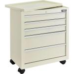5-Drawer Medical Bedside Cart with Key Lock