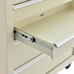5-Drawer Medical Bedside Cart with Key Lock