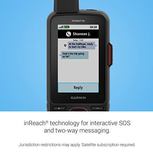 Garmin GPSMAP 66i: Handheld GPS with Satellite Communication